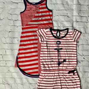 Nautical Summer Dresses (Sz 4)